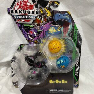 NIP Bakugan Evolutions Starter Pack Batrix Ultra Griswing Neo Trox 3 MOC MOSC